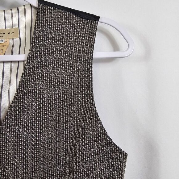 Barbara Bui Houndstooth Wool Waist Coat - Size 38(F) - Picture 4 of 12